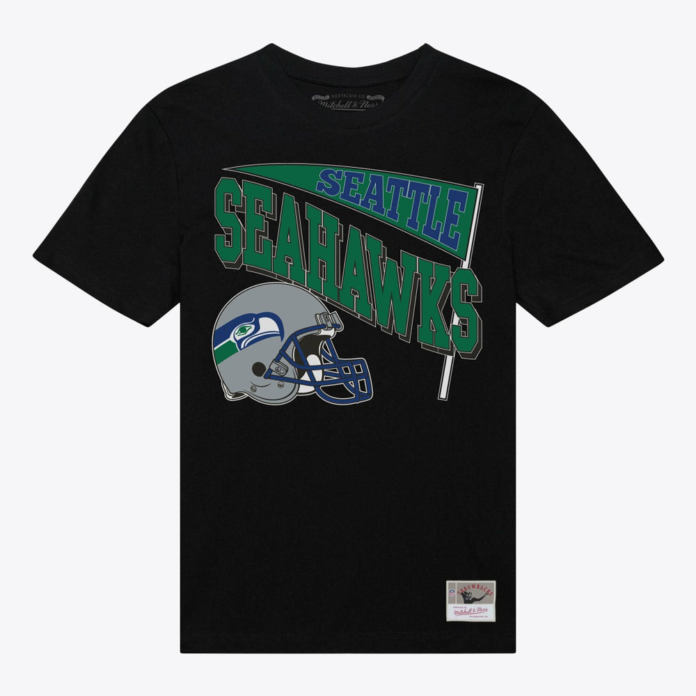 Seattle Seahawks Women's Team Dynamic Boyfriend T-Shirt - Black sale