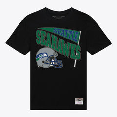 Seattle Seahawks Women's Team Dynamic Boyfriend T-Shirt - Black sale