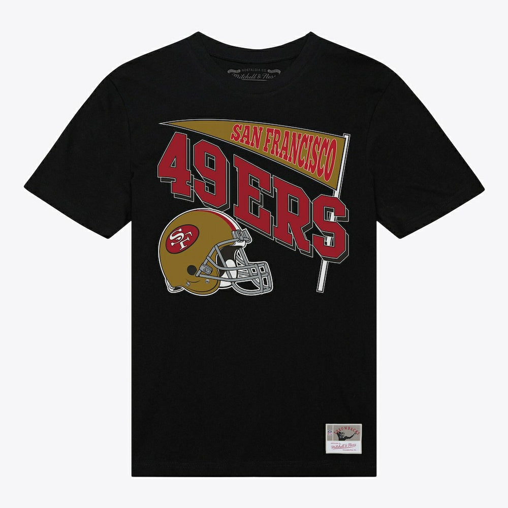 San Francisco 49ers Women's Team Dynamic Boyfriend T-Shirt - Black on sale
