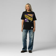 Minnesota Vikings Women's Team Dynamic Boyfriend T-Shirt - Black sale
