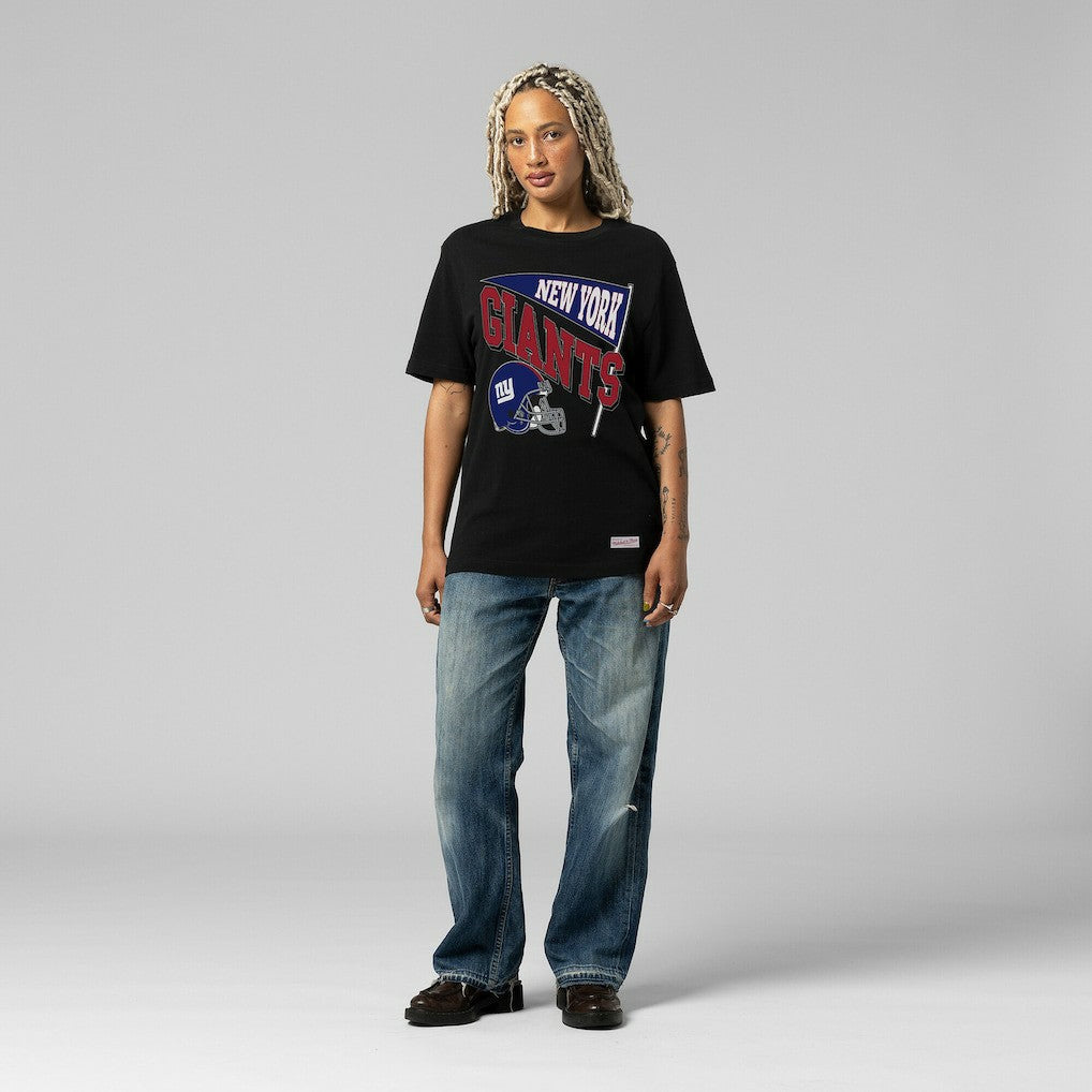 New York Giants Women's Team Dynamic Boyfriend T-Shirt - Black outlet