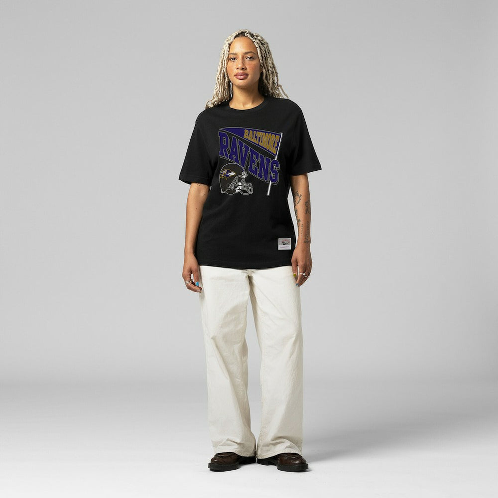 Baltimore Ravens Women's Team Dynamic Boyfriend T-Shirt - Black outlet