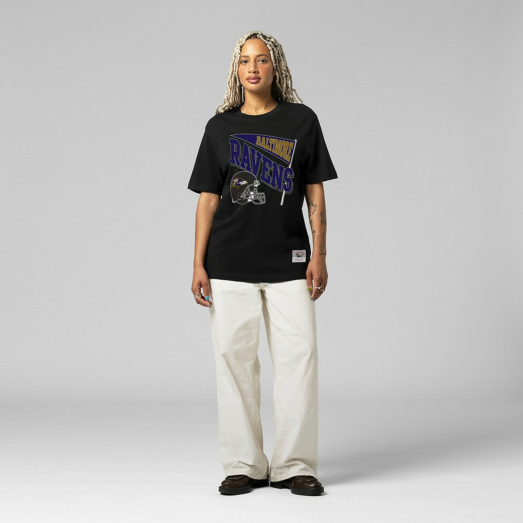 Baltimore Ravens Women's Team Dynamic Boyfriend T-Shirt - Black outlet