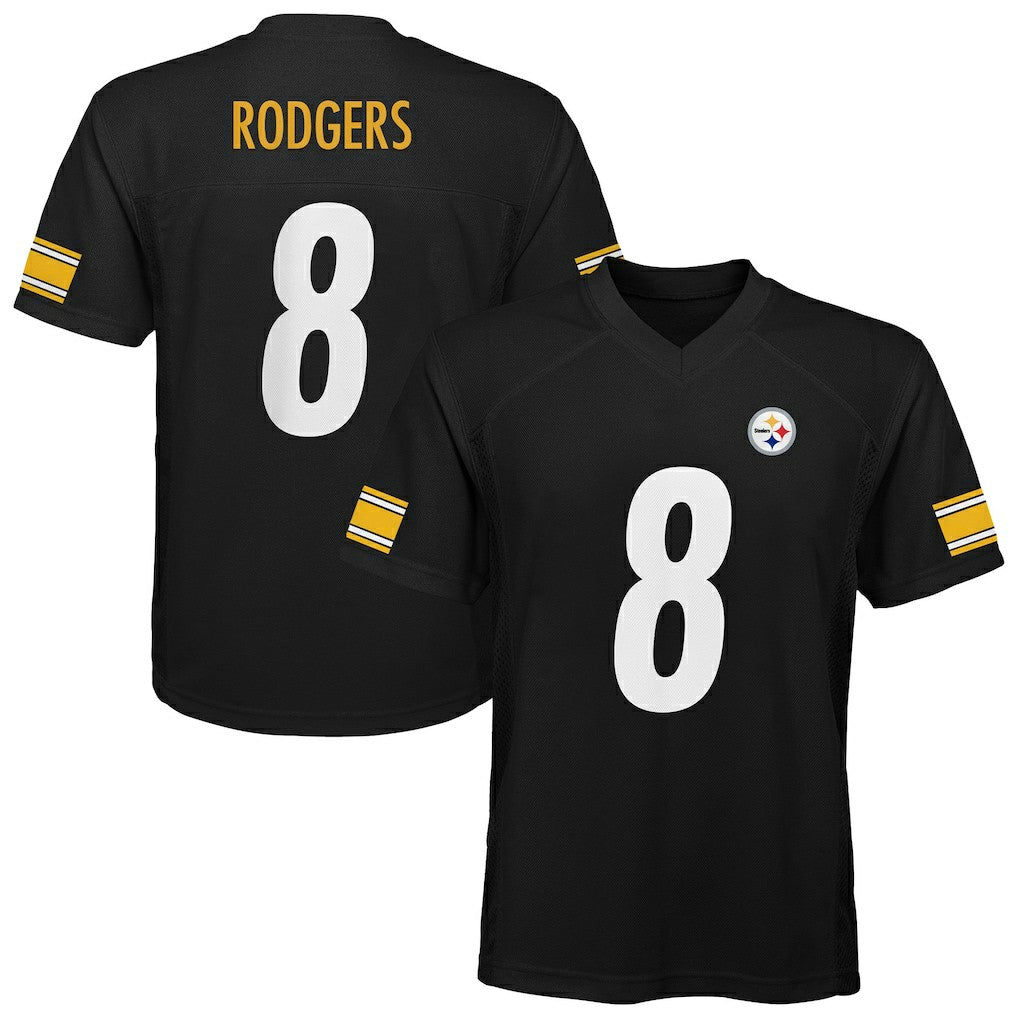 Aaron Rodgers Pittsburgh Steelers Outerstuff Preschool Replica Player Jersey - Black sale