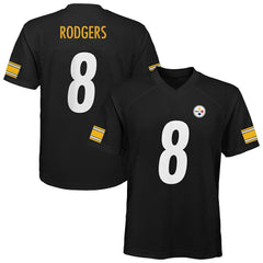 Aaron Rodgers Pittsburgh Steelers Outerstuff Preschool Replica Player Jersey - Black sale