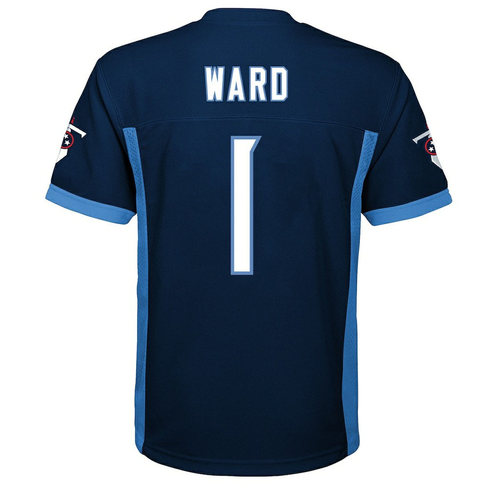 Cameron Ward Tennessee Titans Youth Replica Player Jersey - Navy online