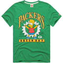Green Bay Packers Homage x The Simpsons Unisex Tri-Blend T-Shirt - Green cheap