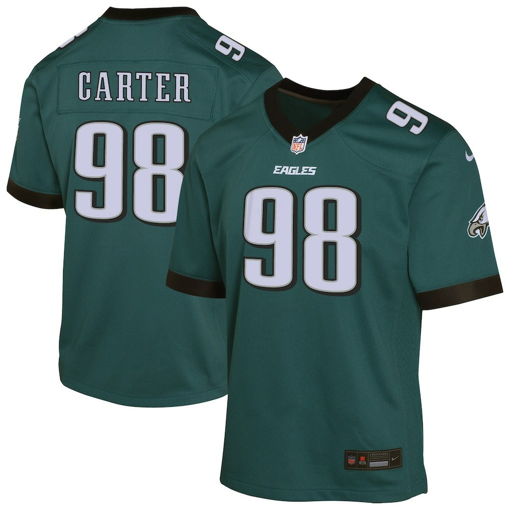 Jalen Carter Philadelphia Eagles Youth Game Player Jersey - Midnight Green | Nike online