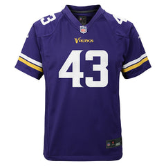 Andrew Van Ginkel Minnesota Vikings Youth Youth - Purple | Nike online