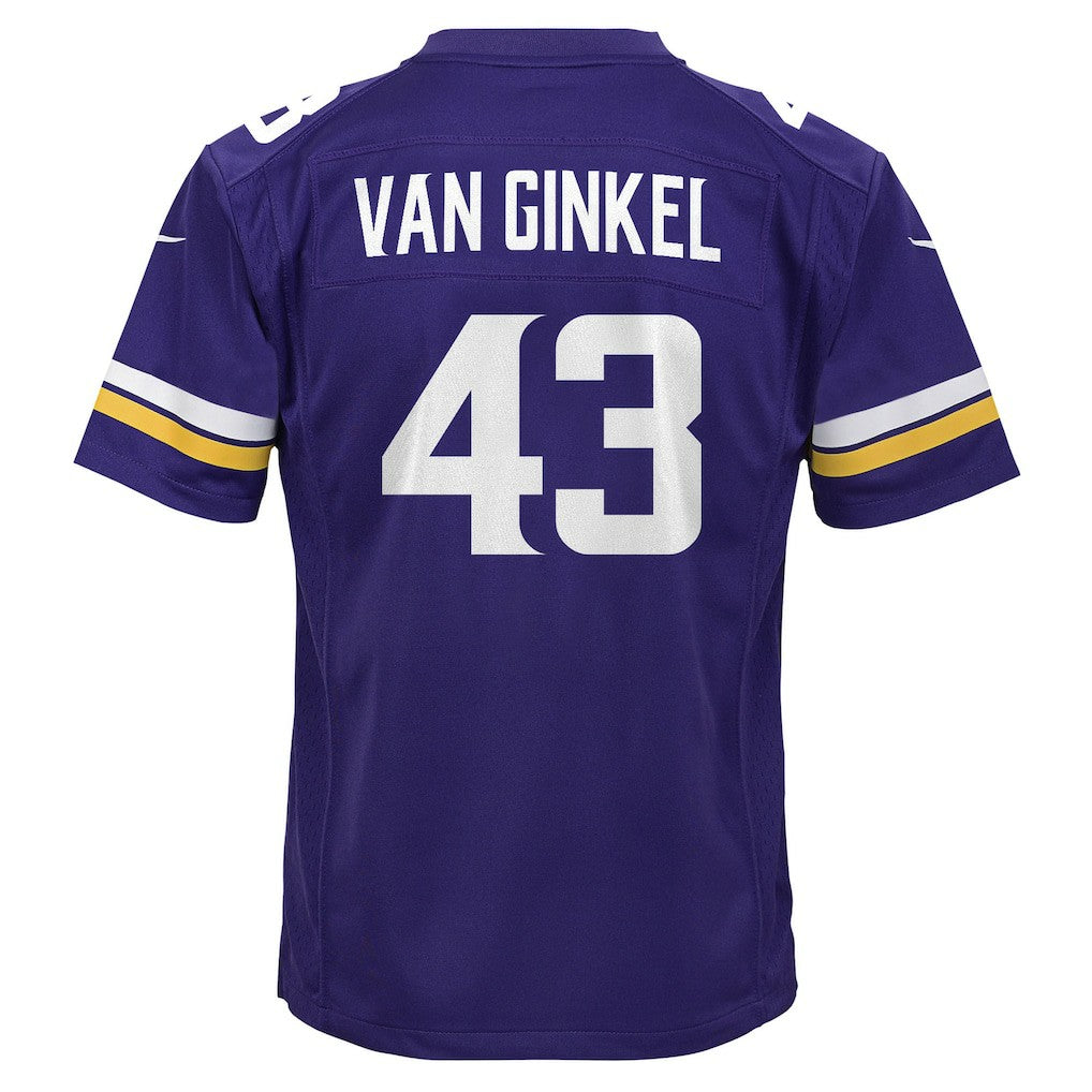 Andrew Van Ginkel Minnesota Vikings Youth Youth - Purple | Nike online