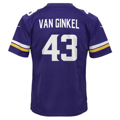 Andrew Van Ginkel Minnesota Vikings Youth Youth - Purple | Nike online