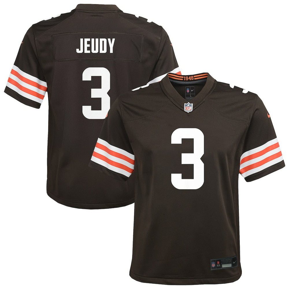 Jerry Jeudy Cleveland Browns Youth Team Game Jersey - Brown | Nike for sale