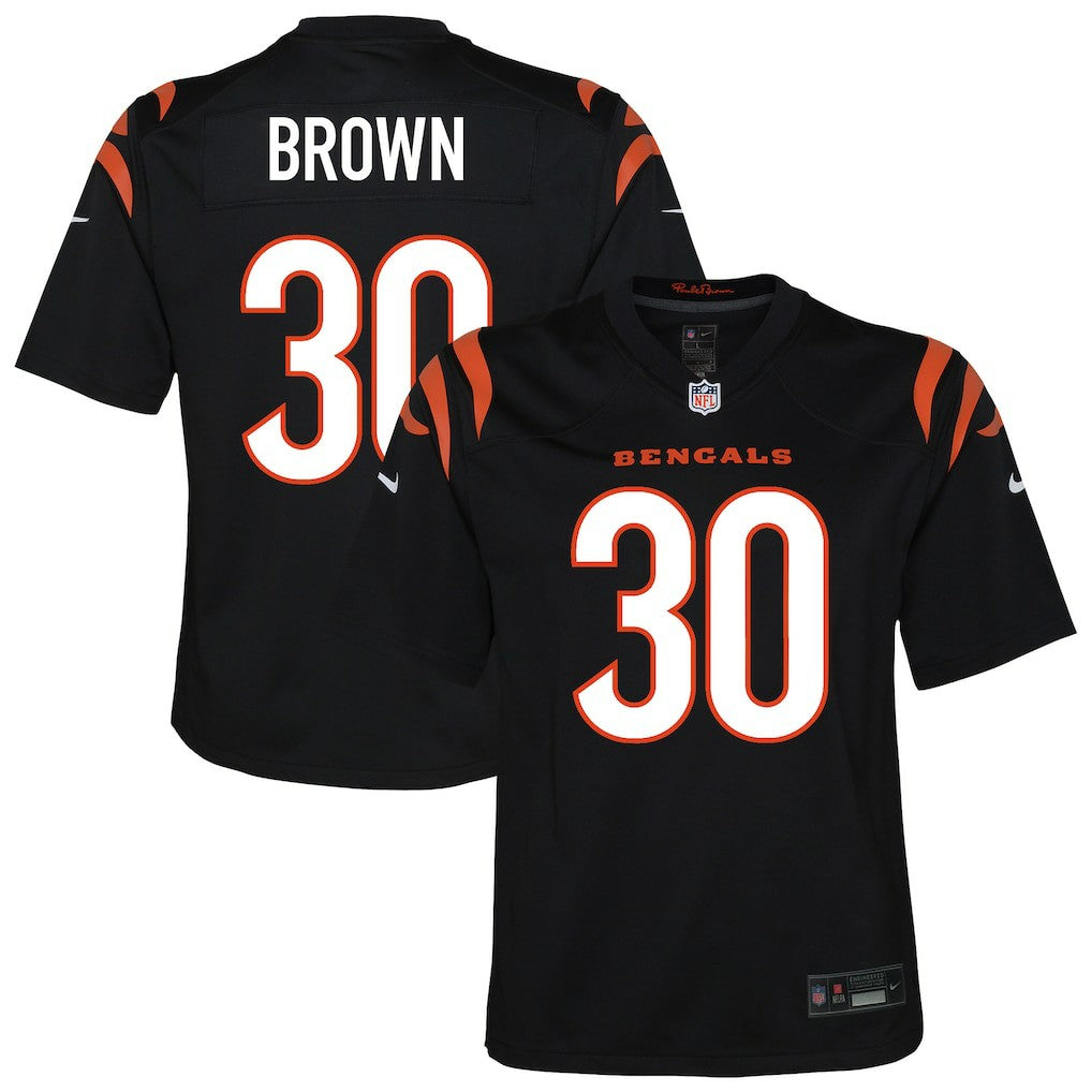 Chase Brown Cincinnati Bengals Youth Youth - Black | Nike for sale