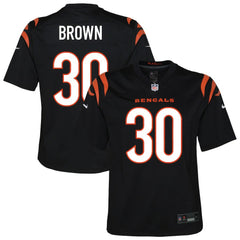 Chase Brown Cincinnati Bengals Youth Youth - Black | Nike for sale