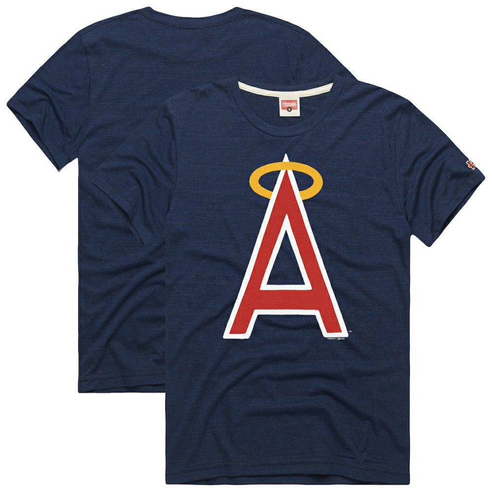 Los Angeles Angels Homage Hyper Local Refresh T-Shirt - Navy