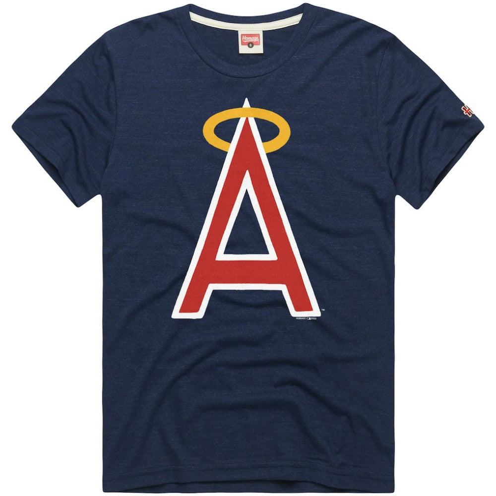 Los Angeles Angels Homage Hyper Local Refresh T-Shirt - Navy