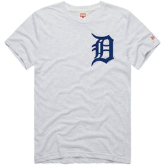 Detroit Tigers Homage Hyper Local Refresh Tri-Blend T-Shirt - Ash