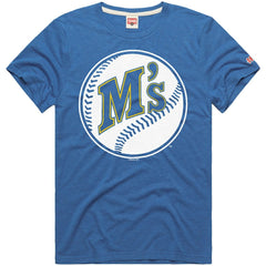 Seattle Mariners Homage Hyper Local Refresh T-Shirt - Royal