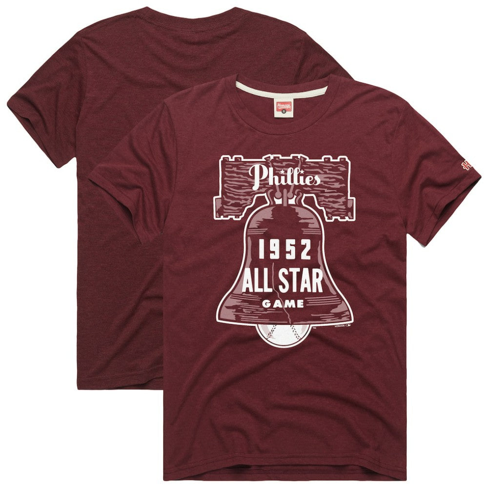 Philadelphia Phillies Homage Hyper Local Refresh T-Shirt - Wine