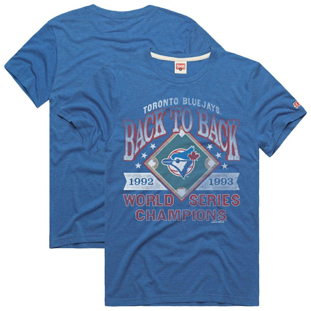Toronto Blue Jays Homage Hyper Local Refresh Tri-Blend T-Shirt - Royal