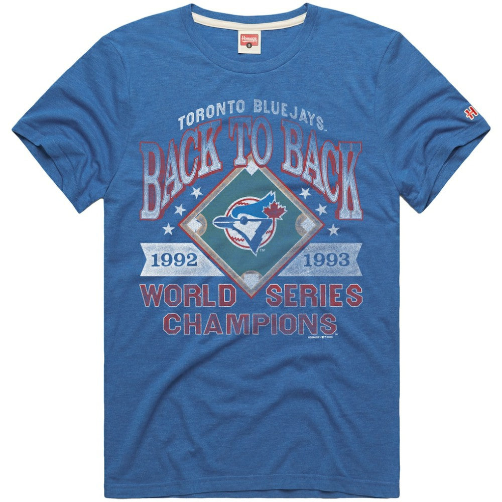 Toronto Blue Jays Homage Hyper Local Refresh Tri-Blend T-Shirt - Royal