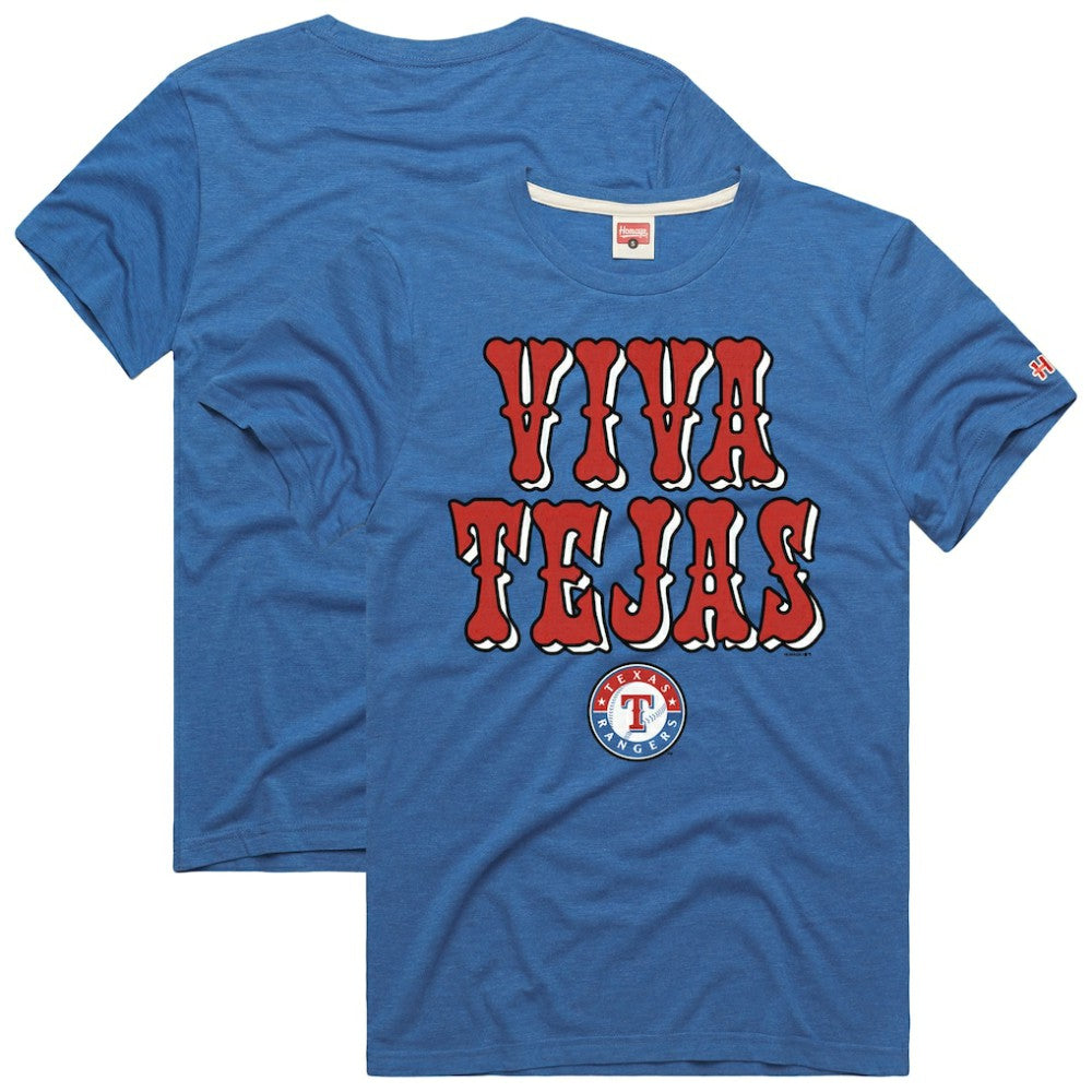 Texas Rangers Homage Hyper Local Refresh T-Shirt - Royal