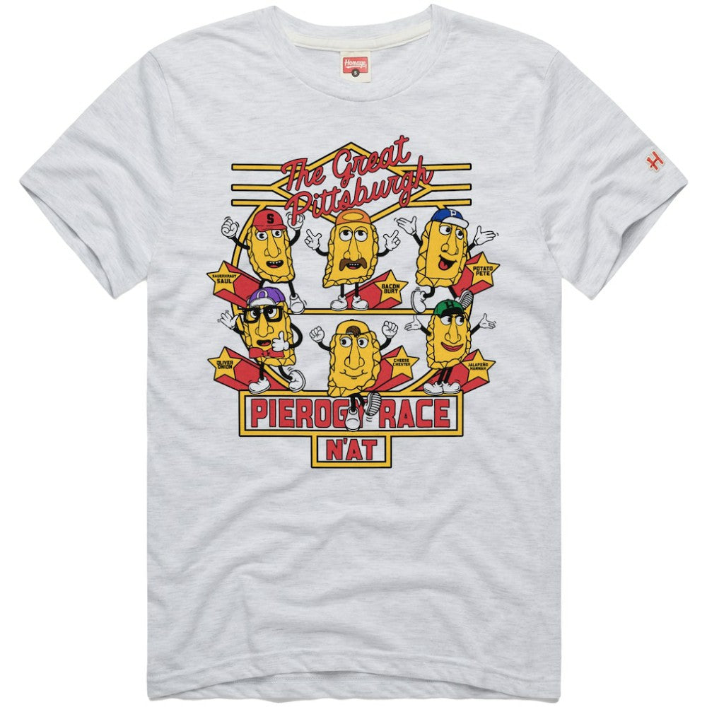 Pittsburgh Pirates Homage Hyper Local Refresh Tri-Blend T-Shirt - Ash
