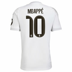 Kylian Mbappé Real Madrid 2025/26 Home Replica Player Jersey - White | Adidas outlet
