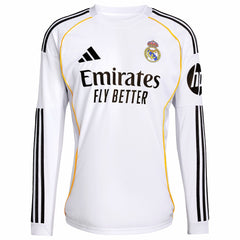 Kylian Mbappé Real Madrid 2025/26 Home Replica Player Jersey - White | Adidas outlet