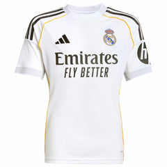 Kylian Mbappé Real Madrid Youth 2025/26 Home Replica Player Jersey - White | Adidas shop