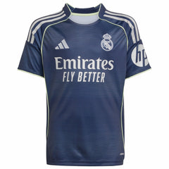 Kylian Mbappé Real Madrid Youth 2025/26 Away Replica Player Jersey - Blue | Adidas shop