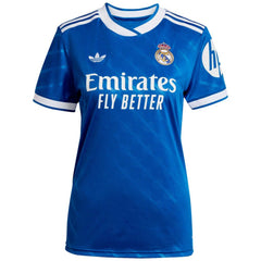 Kylian Mbappé Real Madrid Women's 2025/26 Third Replica Player Jersey - Blue | Adidas cheap