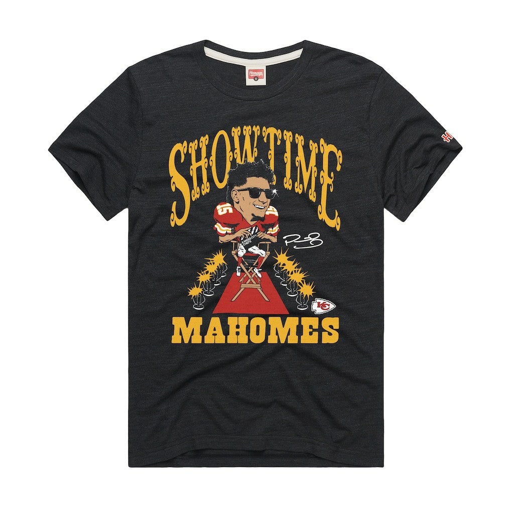 Patrick Mahomes Kansas City Chiefs Homage Unisex Caricature Player Graphic Tri-Blend T-Shirt - Charcoal outlet