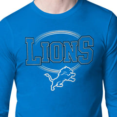 Detroit Lions Starter Team Track Graphic Long Sleeve T-Shirt - Blue online