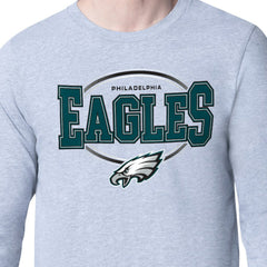 Philadelphia Eagles Starter Team Track Graphic Long Sleeve T-Shirt - Heather Gray online