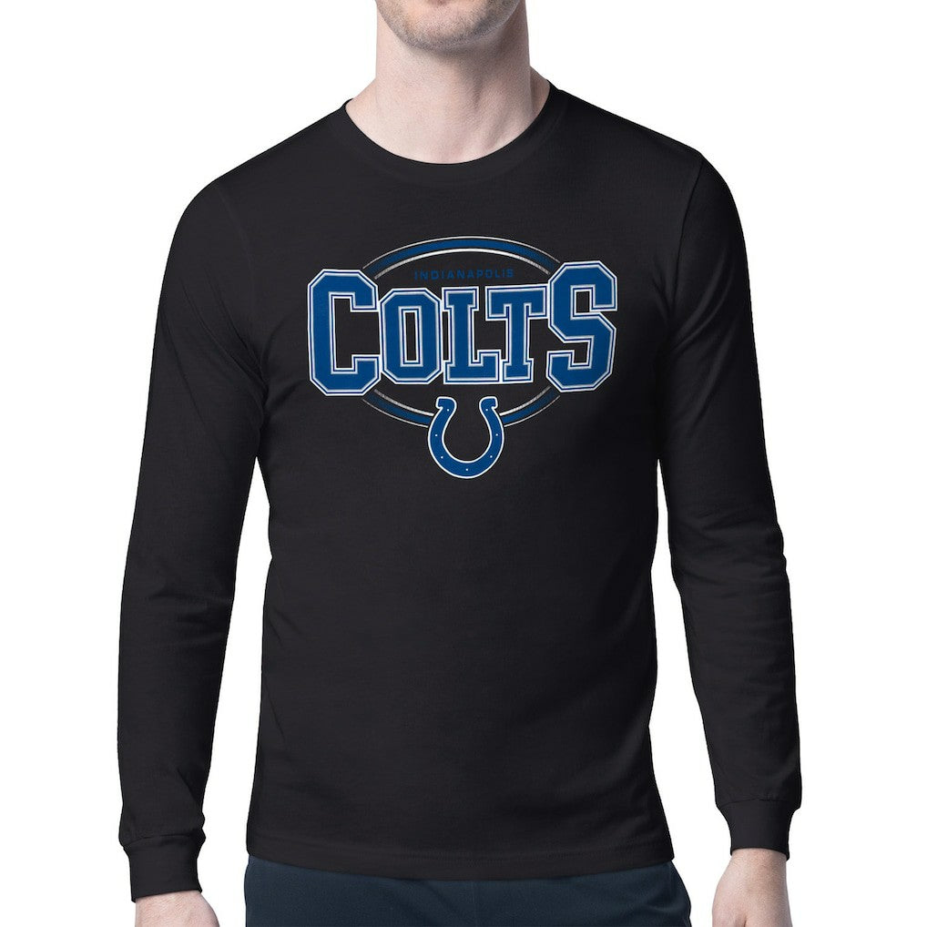 Indianapolis Colts Starter Team Track Graphic Long Sleeve T-Shirt - Black cheap