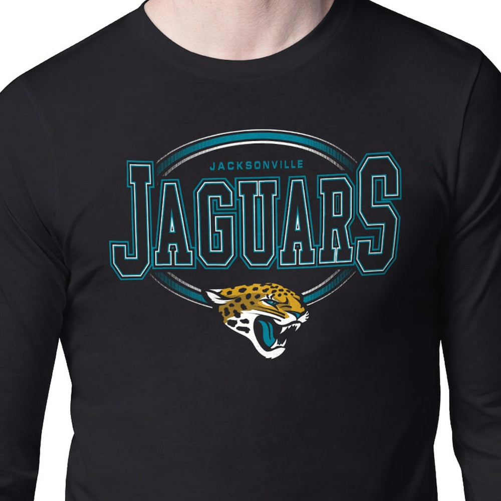 Jacksonville Jaguars Starter Team Track Graphic Long Sleeve T-Shirt - Black outlet