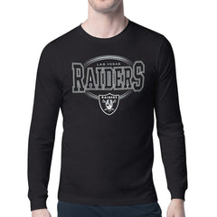 Las Vegas Raiders Starter Team Track Graphic Long Sleeve T-Shirt - Black outlet