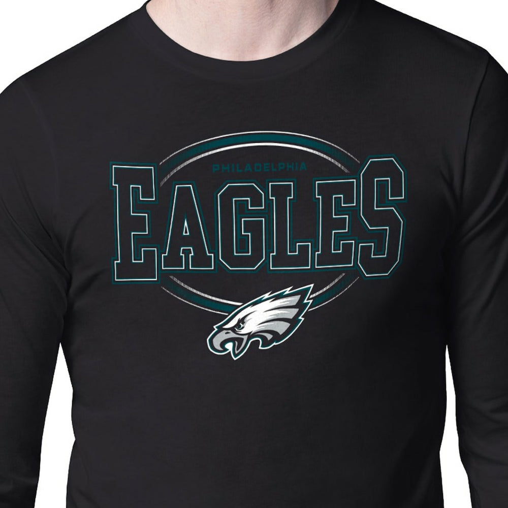 Philadelphia Eagles Starter Team Track Graphic Long Sleeve T-Shirt - Black online