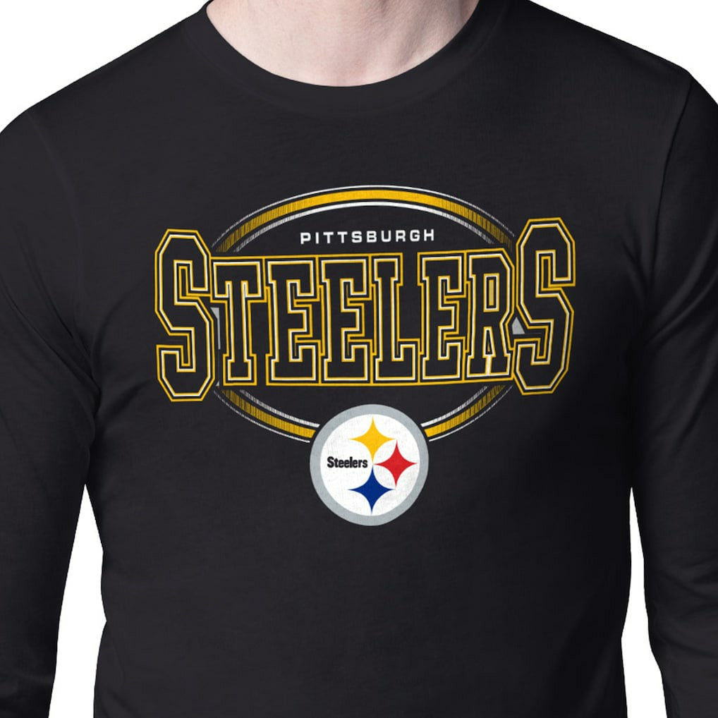 Pittsburgh Steelers Starter Team Track Graphic Long Sleeve T-Shirt - Black online