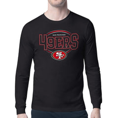 San Francisco 49ers Starter Team Track Graphic Long Sleeve T-Shirt - Black sale