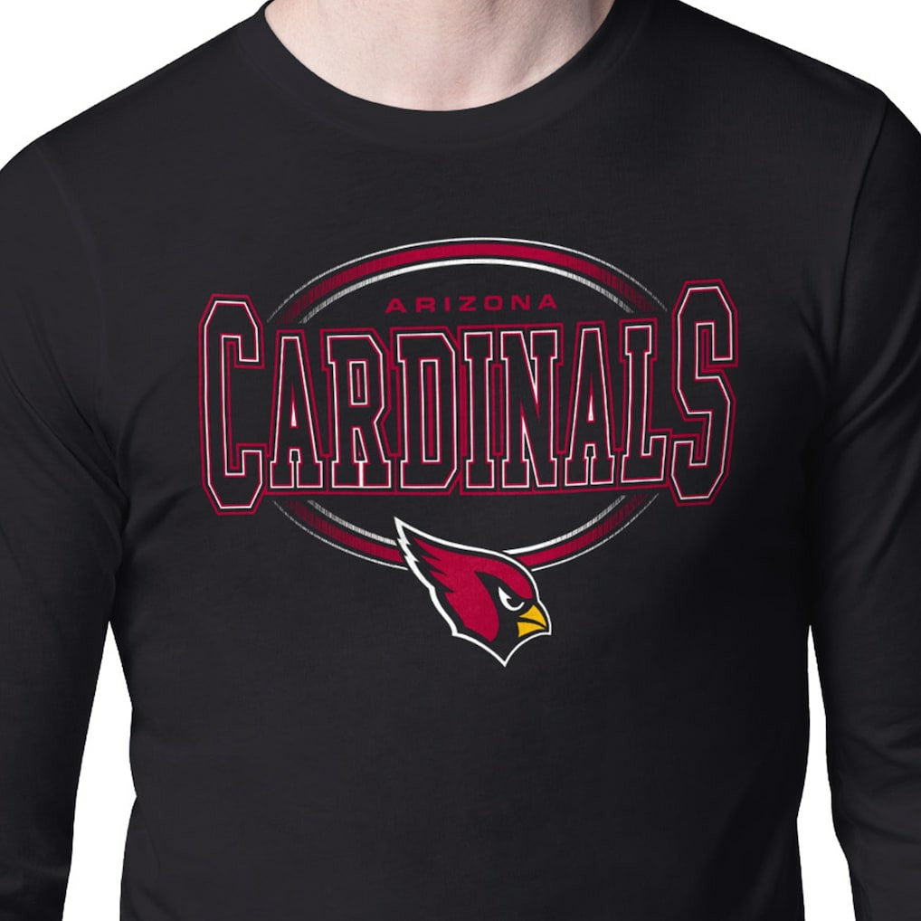 Arizona Cardinals Starter Team Track Graphic Long Sleeve T-Shirt - Black outlet
