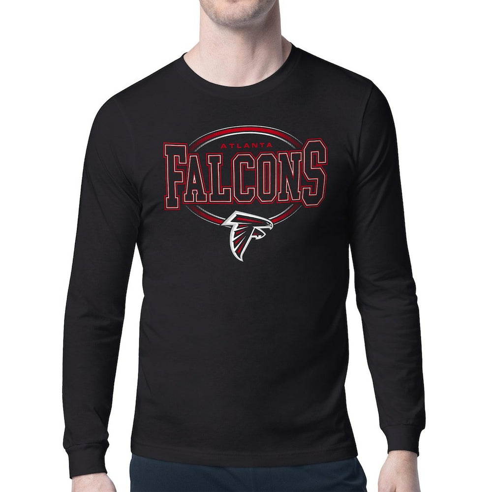 Atlanta Falcons Starter Team Track Graphic Long Sleeve T-Shirt - Black online