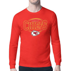 Kansas City Chiefs Starter Team Track Graphic Long Sleeve T-Shirt - Red outlet