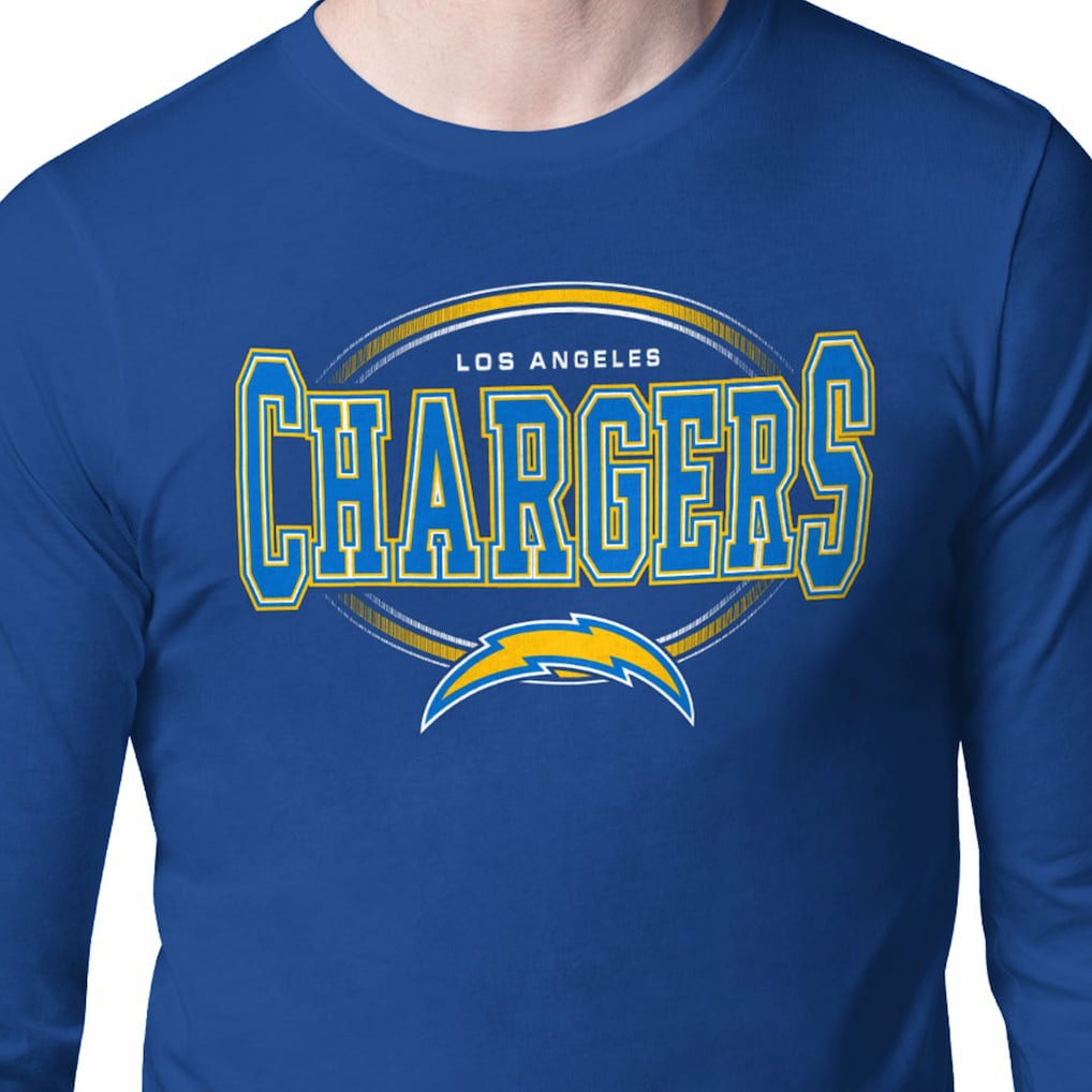 Los Angeles Chargers Starter Team Track Graphic Long Sleeve T-Shirt - Royal online