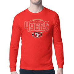 San Francisco 49ers Starter Team Track Graphic Long Sleeve T-Shirt - Scarlet sale