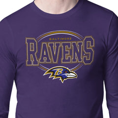 Baltimore Ravens Starter Team Track Graphic Long Sleeve T-Shirt - Purple for sale