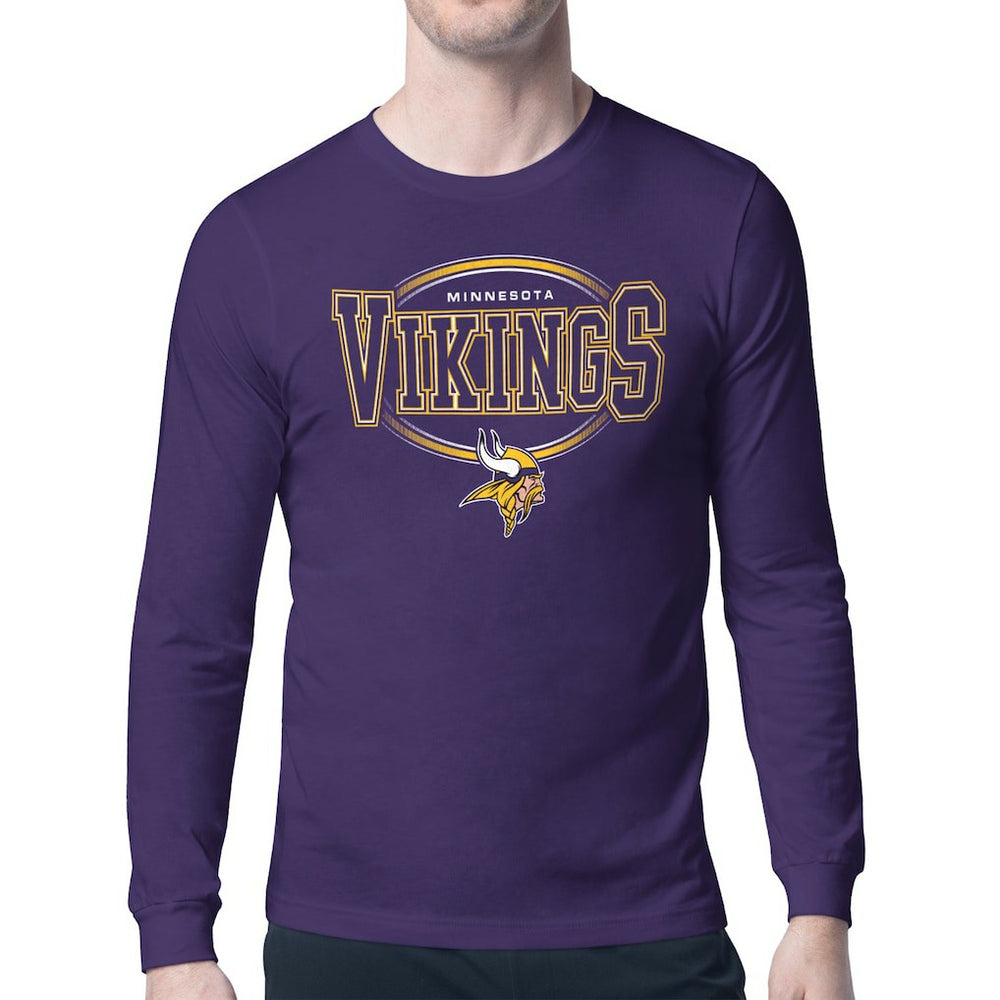 Minnesota Vikings Starter Team Track Graphic Long Sleeve T-Shirt - Purple for sale