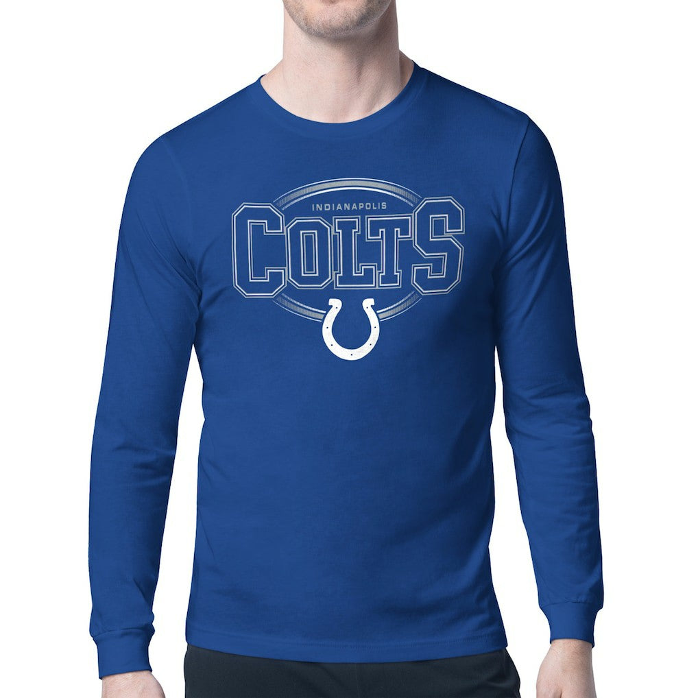 Indianapolis Colts Starter Team Track Graphic Long Sleeve T-Shirt - Royal sale