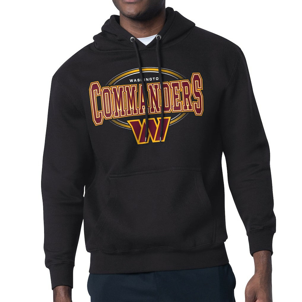Washington Commanders Starter Team Track Graphic Pullover Hoodie - Black outlet